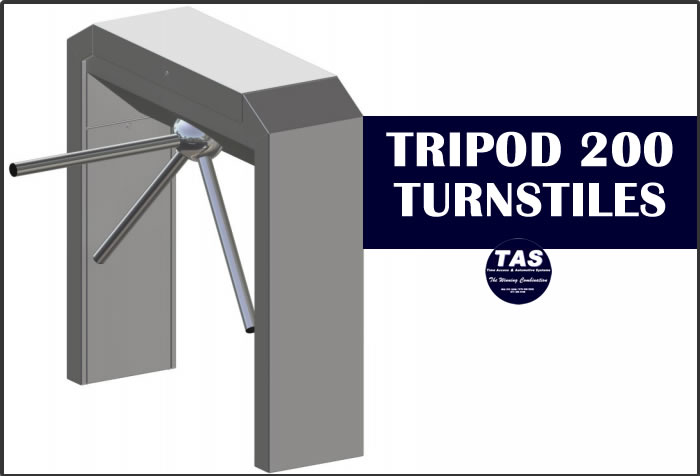 Turnstile tripod 200 Access Control and Attendance stand alone product